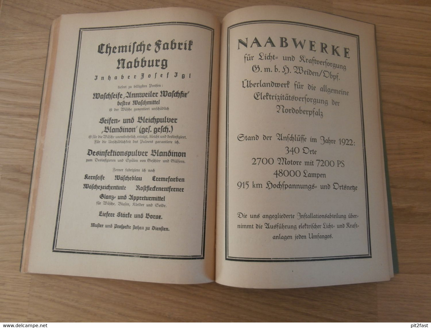 Kalender - Naabgau 1923 , Heimatpflege , Weiden , Ahnen , Ahnenforschung , Heimatkalender !!!