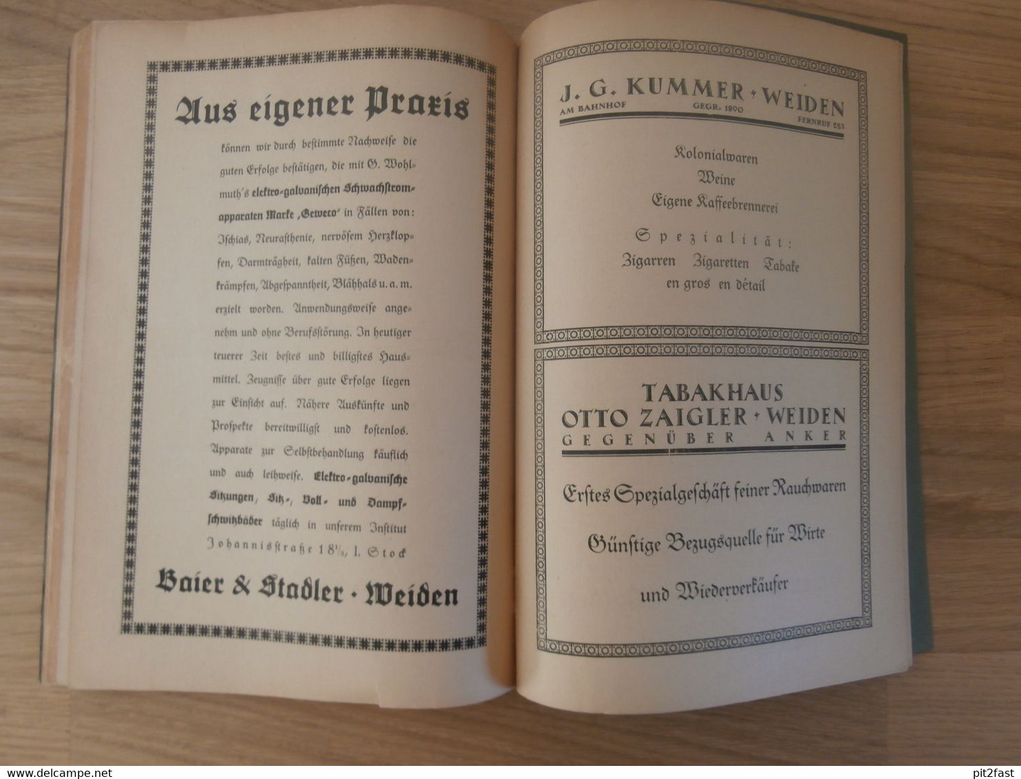 Kalender - Naabgau 1923 , Heimatpflege , Weiden , Ahnen , Ahnenforschung , Heimatkalender !!!