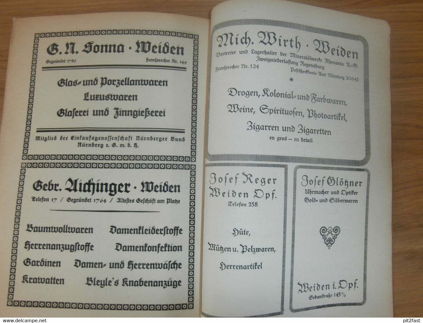 Kalender - Naabgau 1925, Heimatpflege , Weiden , Ahnen , Ahnenforschung , Heimatkalender !!!