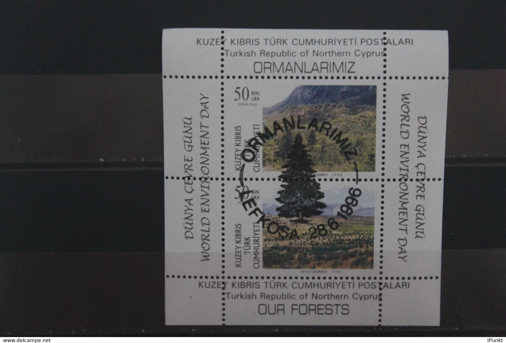 Zypern, Türk. Besetzt, 1996, Block Naturschutz, Ersttagsstempel - Used Stamps