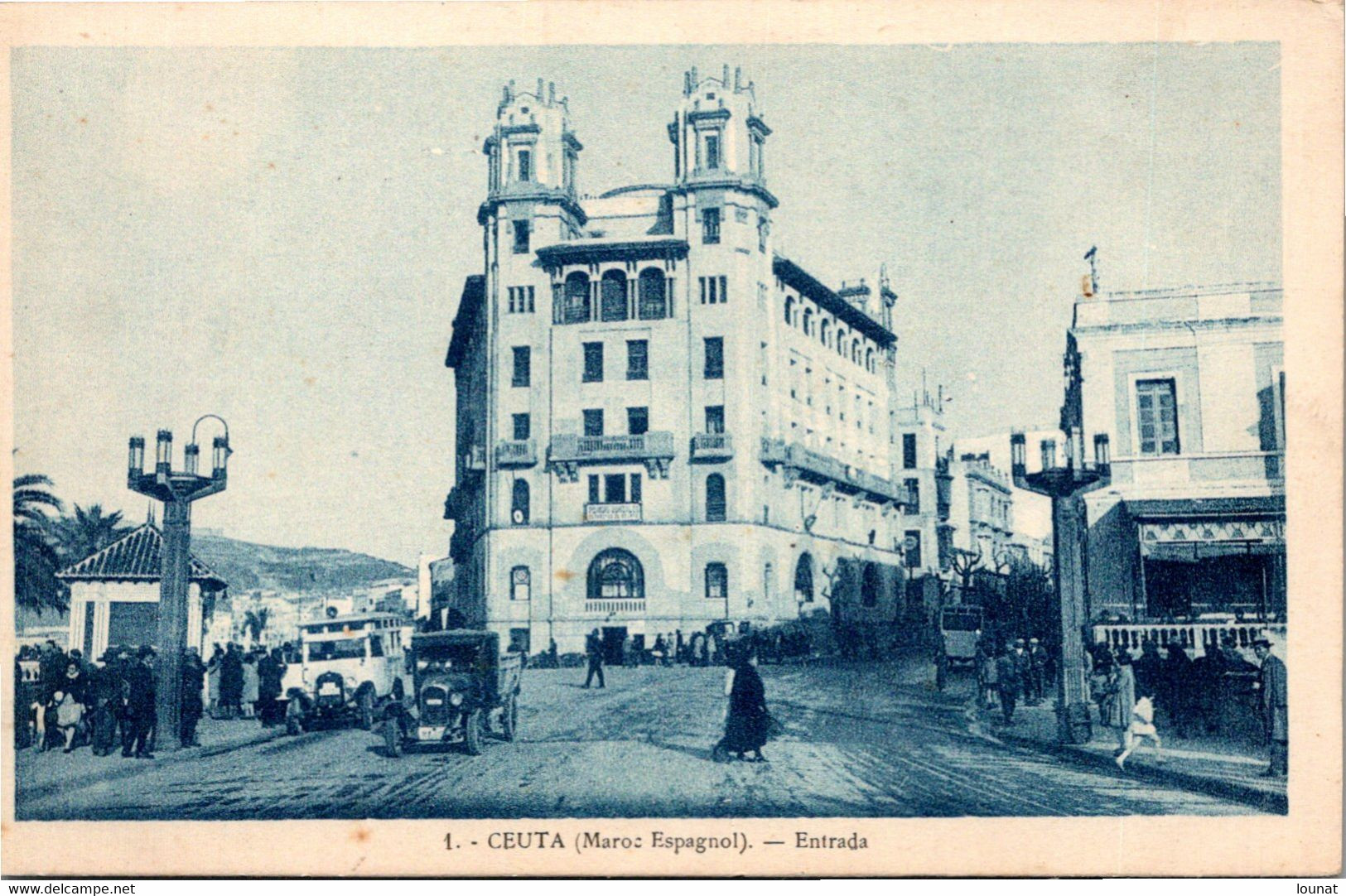 CEUTA (Maroc Espagnol) - Entrada - Autos - Ceuta