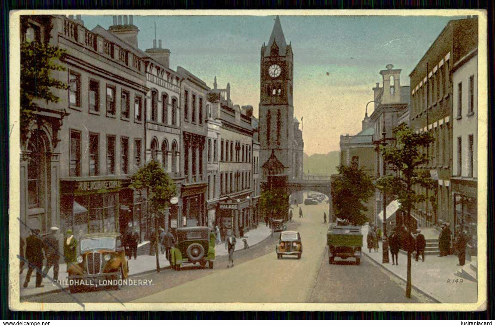 LONDONDERRY - Guildhall. (Ed." Carbo Colour" - Pub. By Valentine & Sons, Ltd Nº R.149) Carte Postale - Londonderry