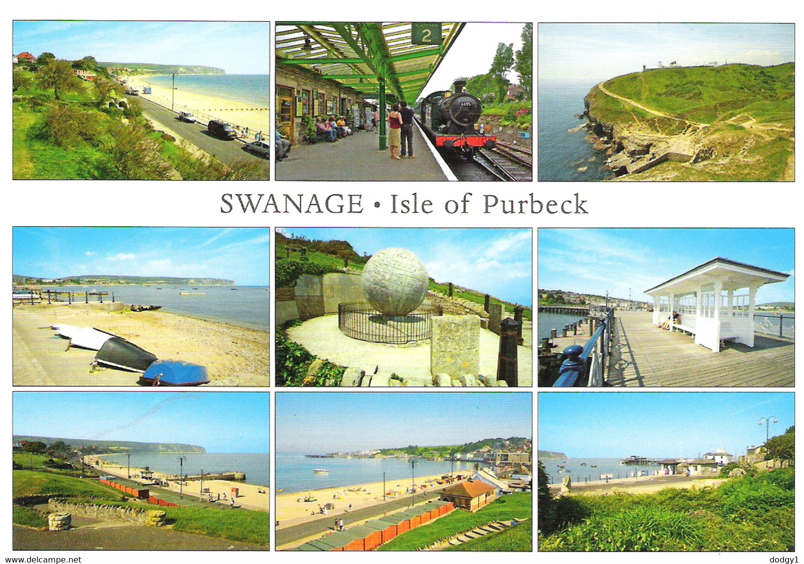 SCENES FROM SWANAGE, DORSET, ENGLAND. UNUSED POSTCARD J6 - Swanage