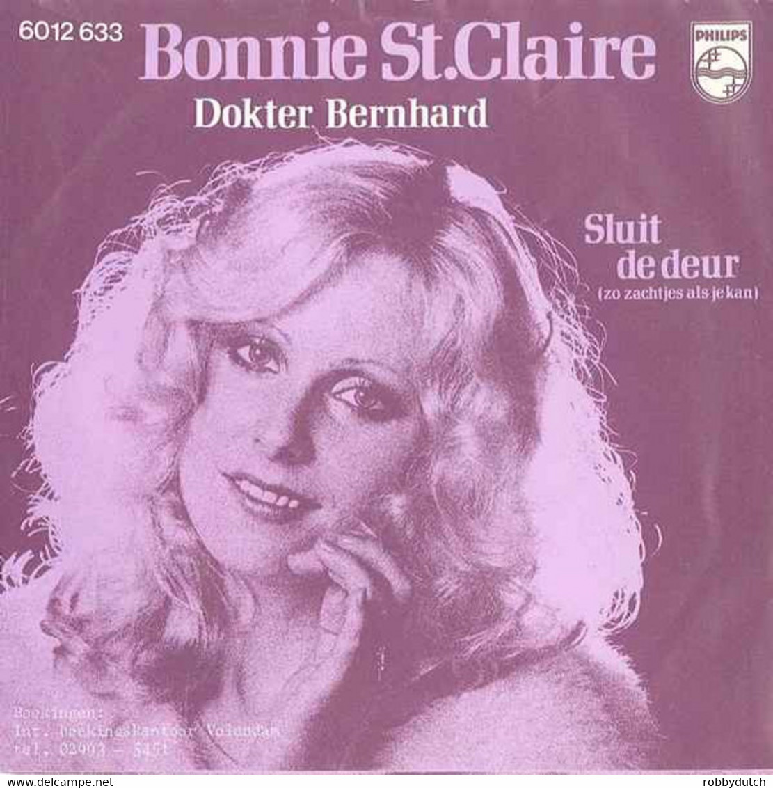 * 7" *  Bonnie St. Claire - Dokter Bernhard (Holland 1976 EX!!!) - Other - Dutch Music