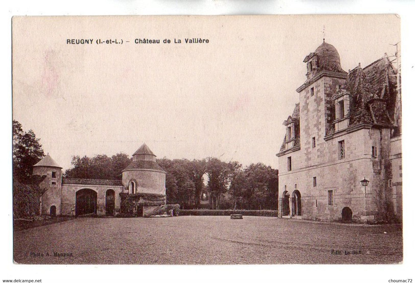 (37) 3235, Reugny, Edit Le Gaff, Château De La Vallière - Reugny