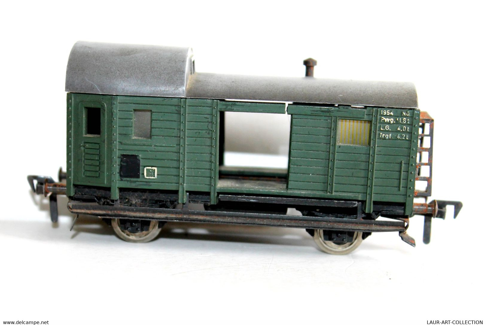 FLEISCHMANN - WAGON FOURGON A GUERITE - DB 1954 11,6T - ECH: HO / TRAIN CHEMIN DE FER, MODELE FERROVIAIRE  (2304.42) - Wagons Marchandises