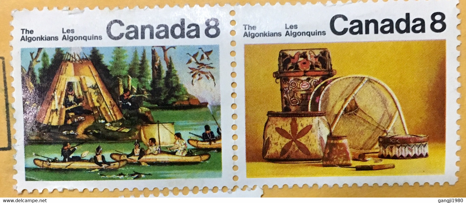 CANADA 2008, COVER 31 STAMPS ALL WITHOUT CANCELLATION ,BOOKLET PANE ,BLOCK ,FLOWER SHIP ,AEROPLANE ,CHIRSTMAS ,BOAT RACE - Brieven En Documenten