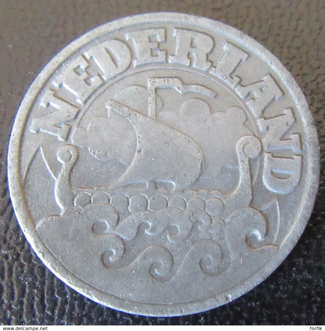 Pays-Bas / Nederland - Monnaies 25 Cents Wilhelmina 1942 En Zinc - 25 Cent