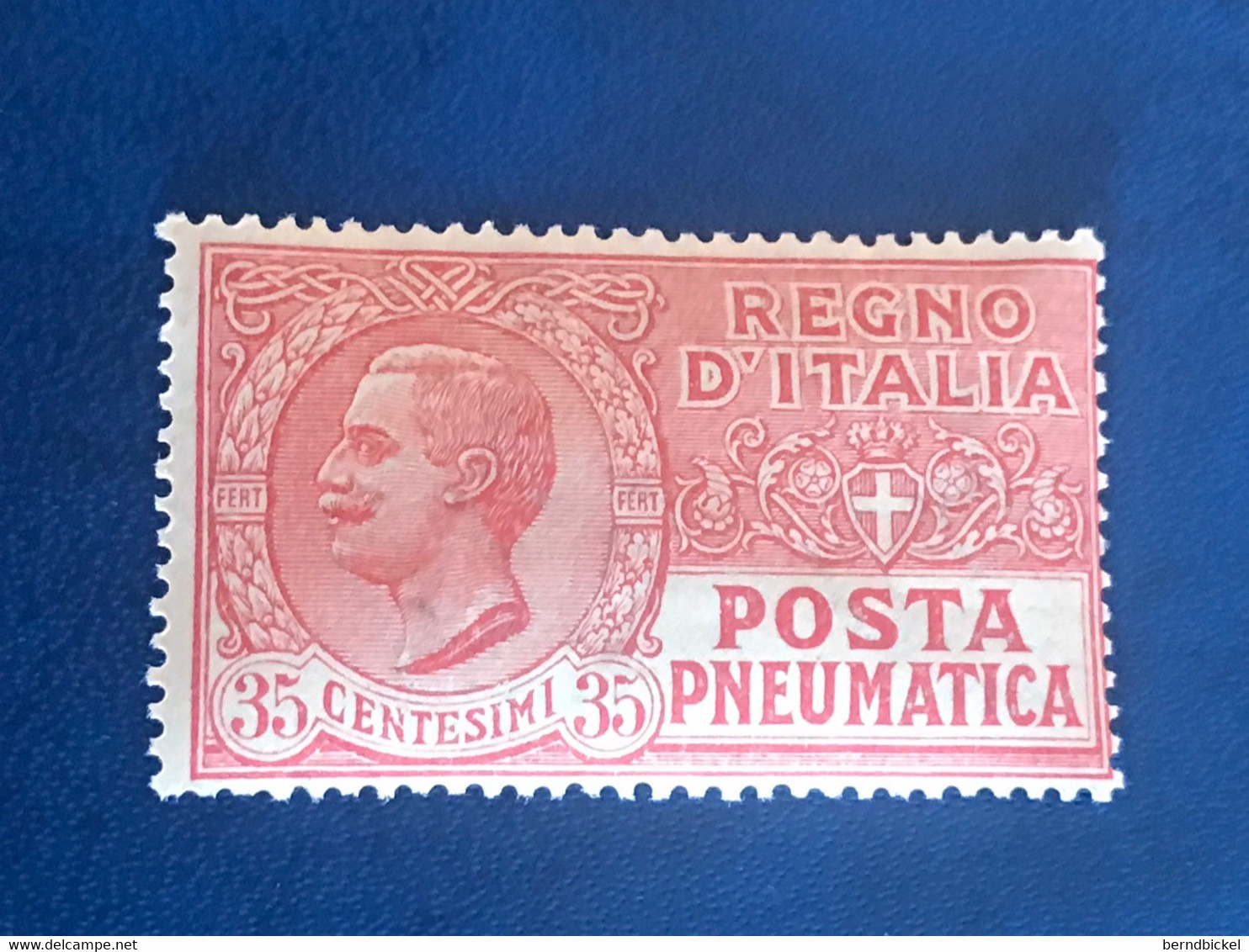 Italien 35 Centesimi 1927 Postfrisch Posta Pneumatica Michel 274 - Pneumatische Post