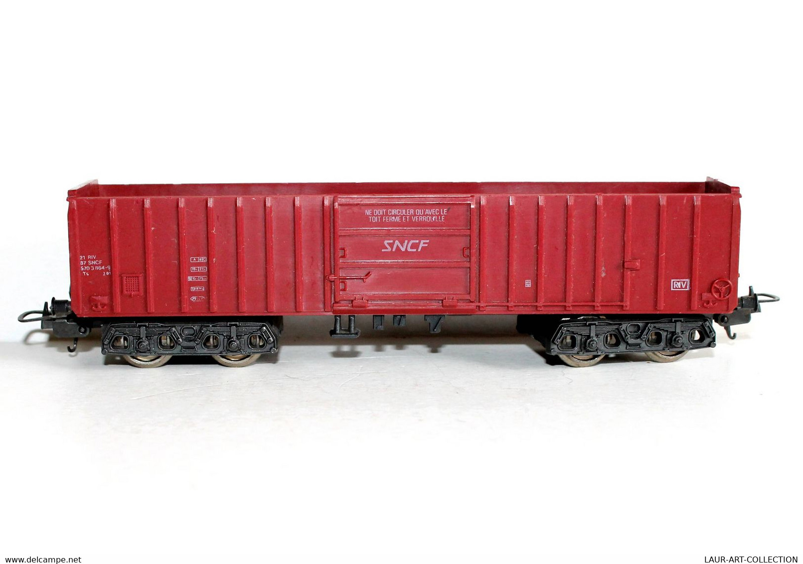 LIMA - WAGON MARCHANDISE - 21 RIV 87 SNCF 5703864 - ECH HO / TRAIN CHEMIN DE FER, MODELE FERROVIAIRE  (2304.47) - Goods Waggons (wagons)