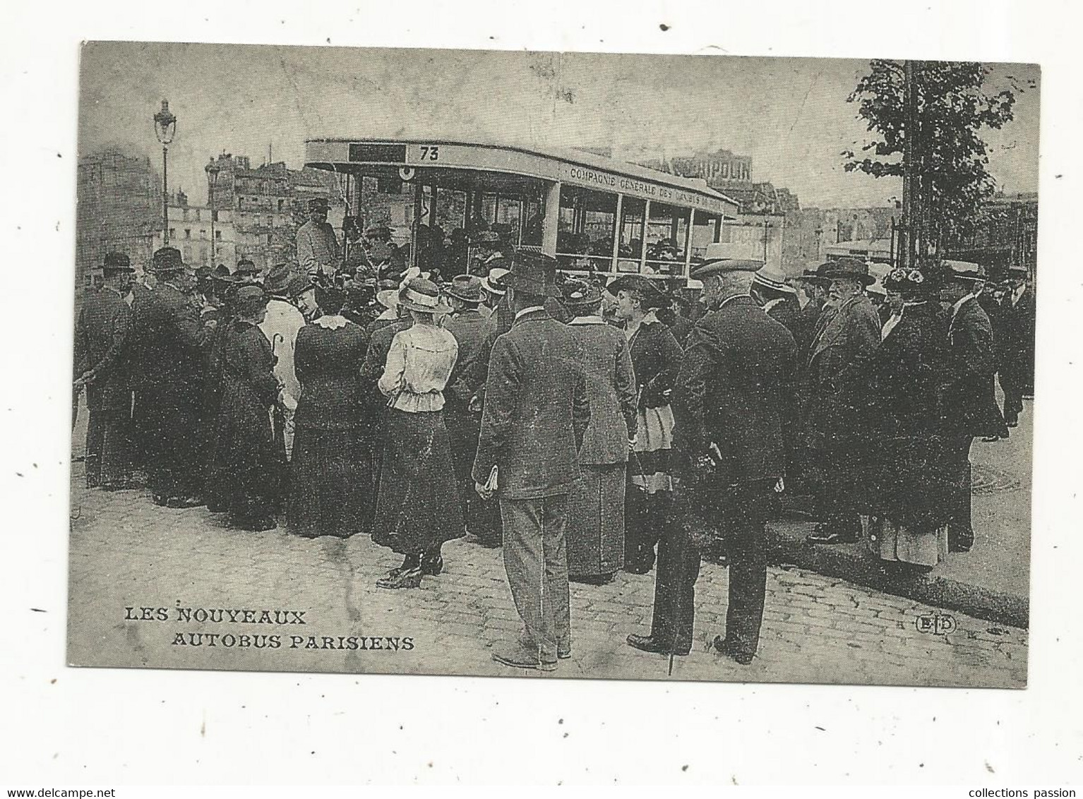 Cp , Reproduction , Automobile , LES NOUVEAUX AUTOBUS PARISIENS , Ed. Edito - Busse & Reisebusse