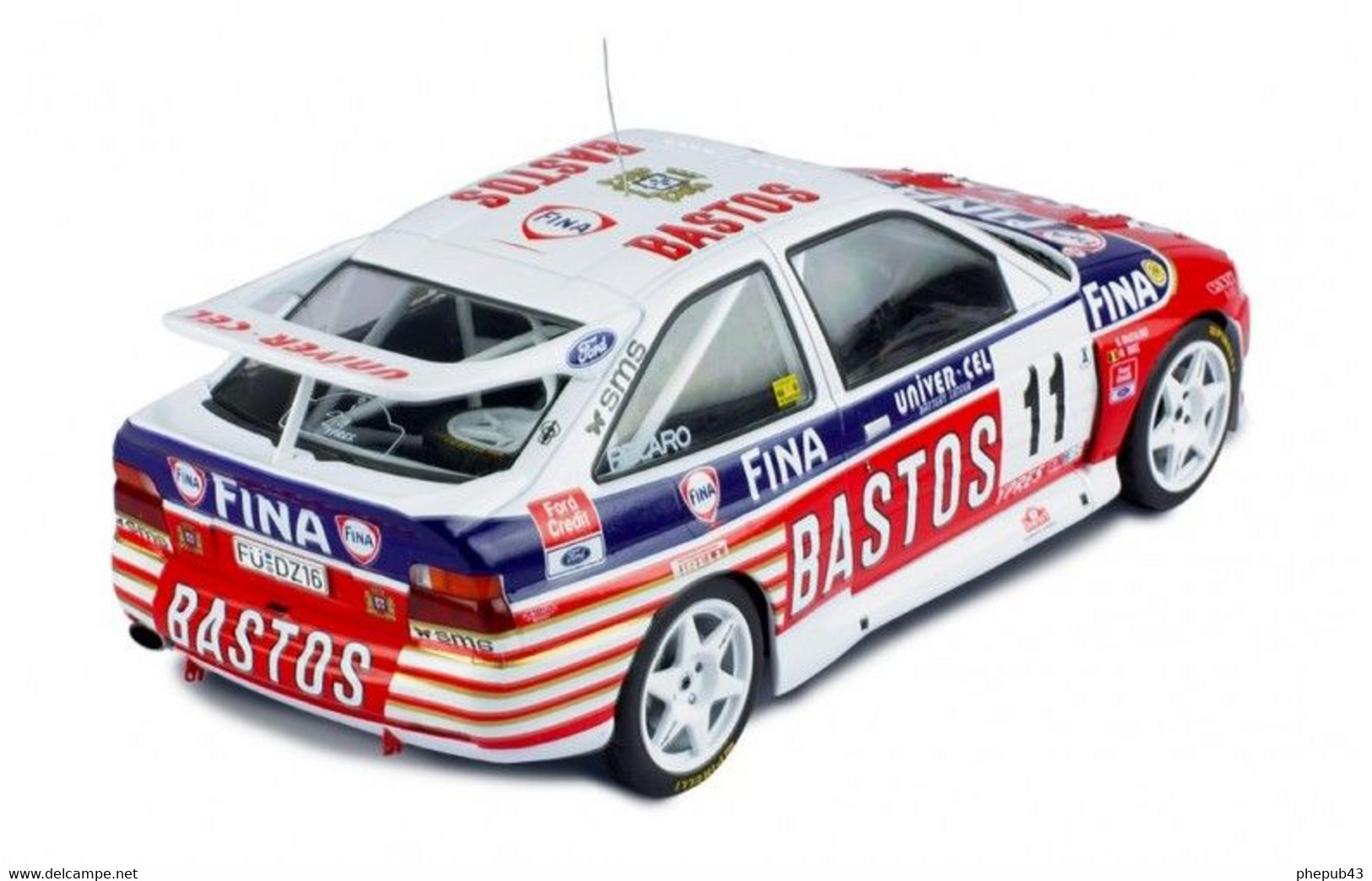 Ford Escort RS Cosworth - Marc Duez/Daniel Grataloup - Rally 24h Ypres 1995 #11 - Ixo (1:18) - Ixo