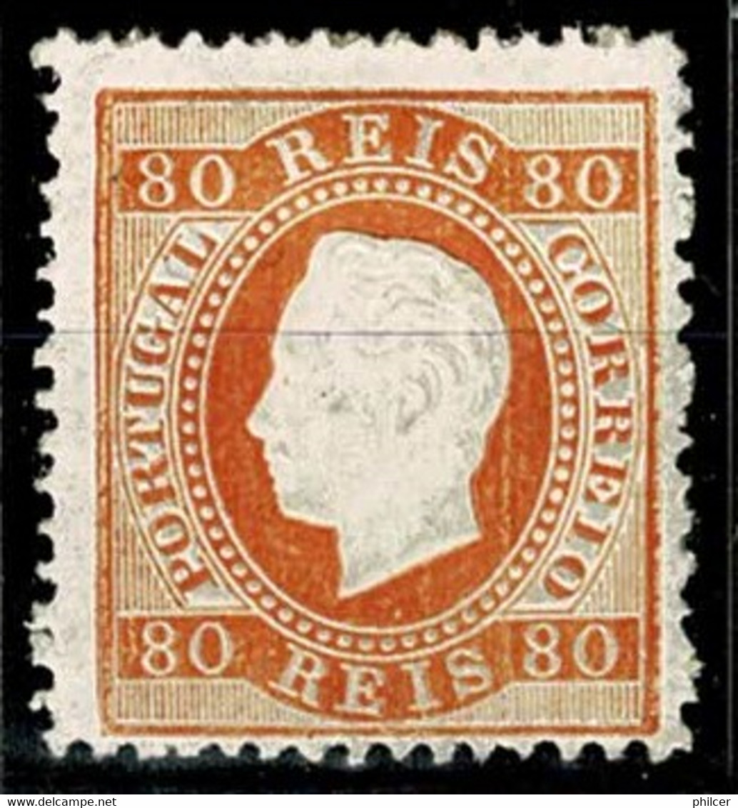 Portugal, 1870/6, # 42i Dent. 12 3/4, MH - Neufs