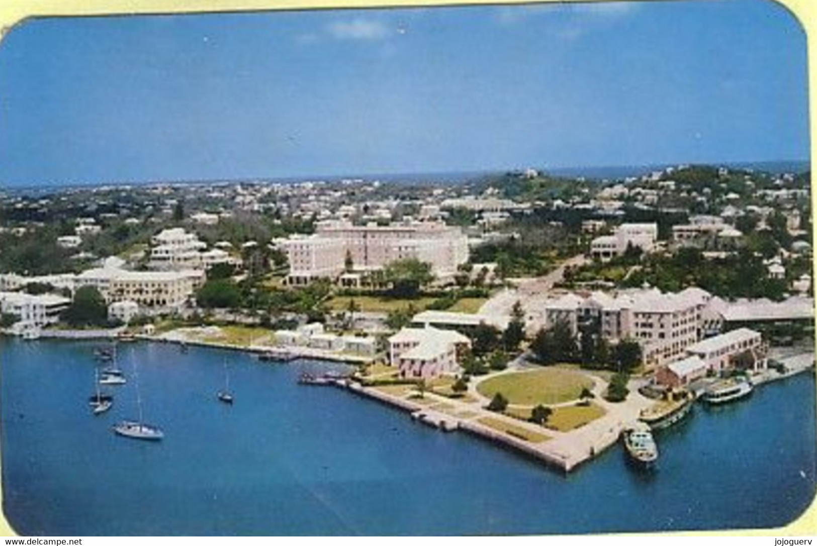 Bermudiana Hotel Bermuda (panorama; Timbrée En 1958 - Bermuda