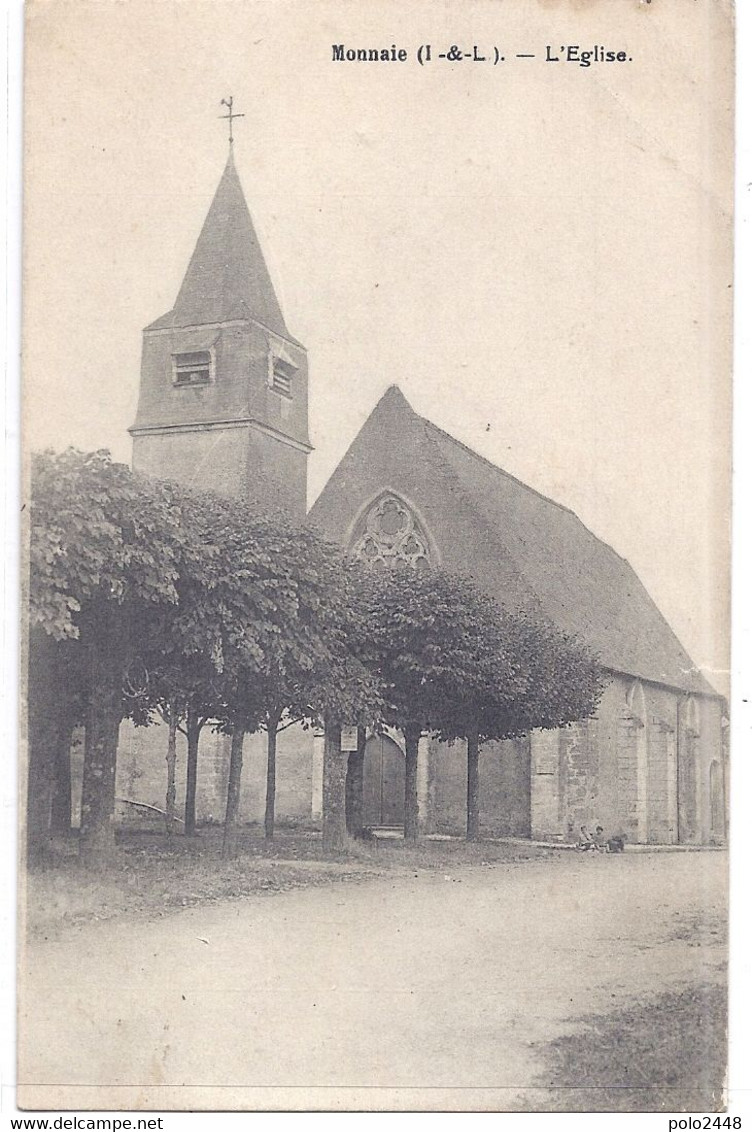 CPA - Monnaie - L'Eglise - Monnaie