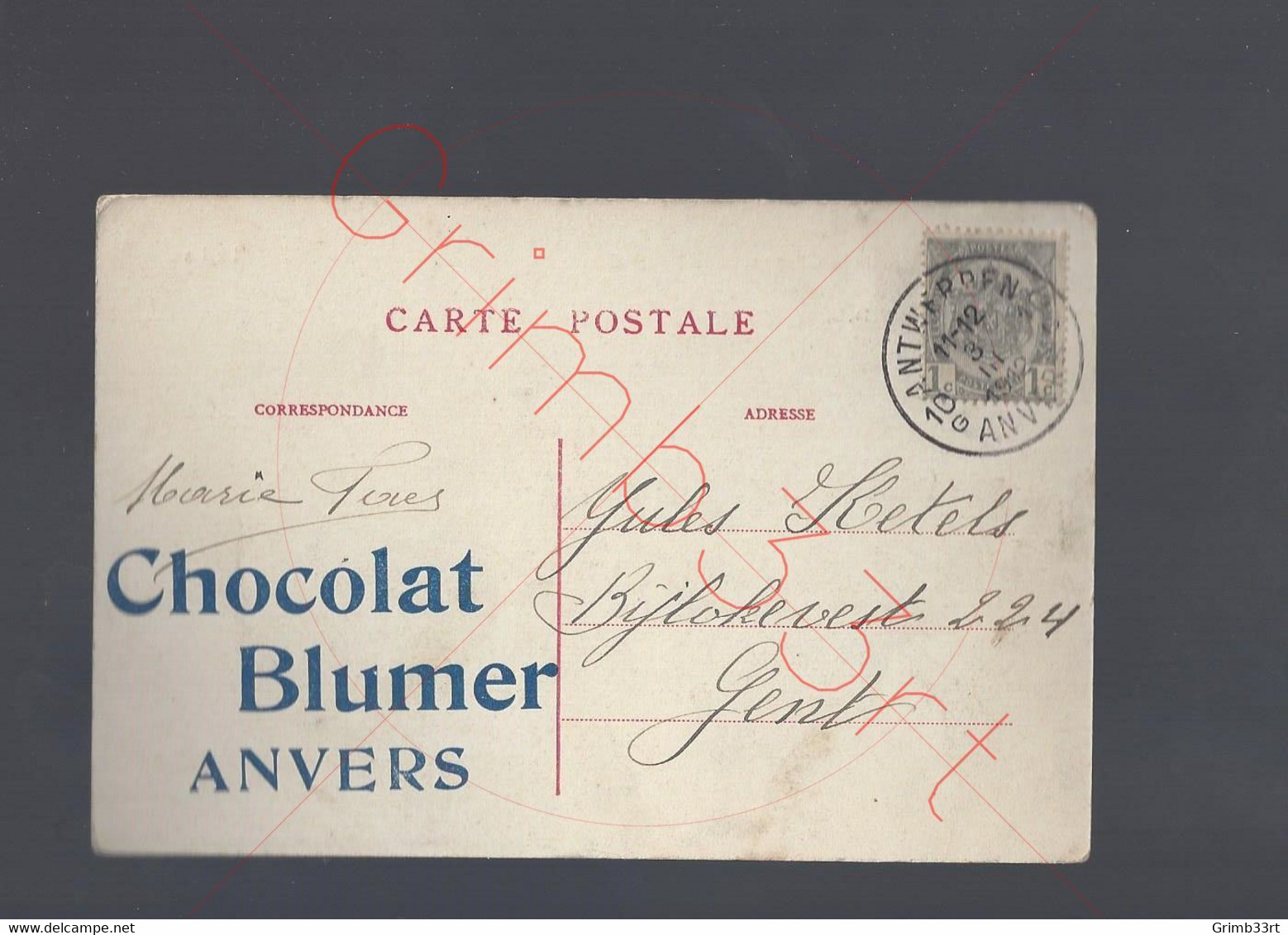 Barrage De La Gileppe - Le Lac - E.D.L. - Chocolat Blumer Anvers - Postkaart - Gileppe (Barrage)