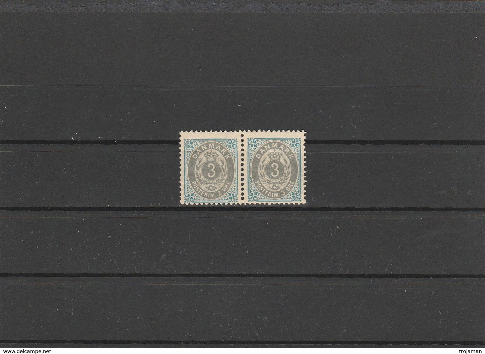 EX-PR-22-04 DANEMARK 2 STAMPS IN PAIR   MICHEL # 22IIYBb  MNH** = 60 Euro Minimum. - Ongebruikt