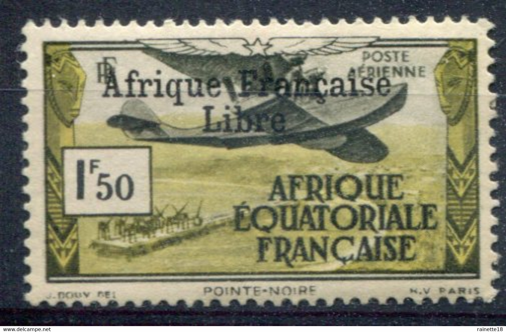 A.E.F         PA 14 *   Signé Brun - Unused Stamps