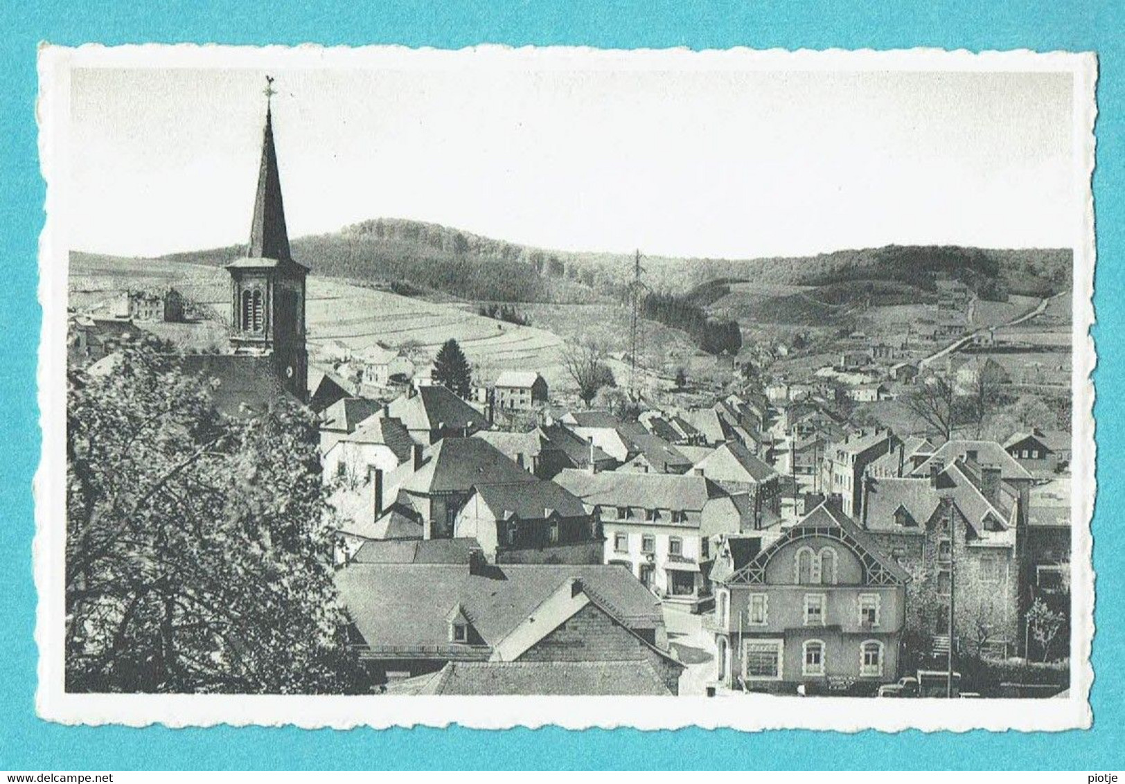 * Martelange (Luxembourg - La Wallonie) * (Edit Photos H. Courtois) Point De Vue Du G.D. De Luxembourg, église, Kerk - Martelange