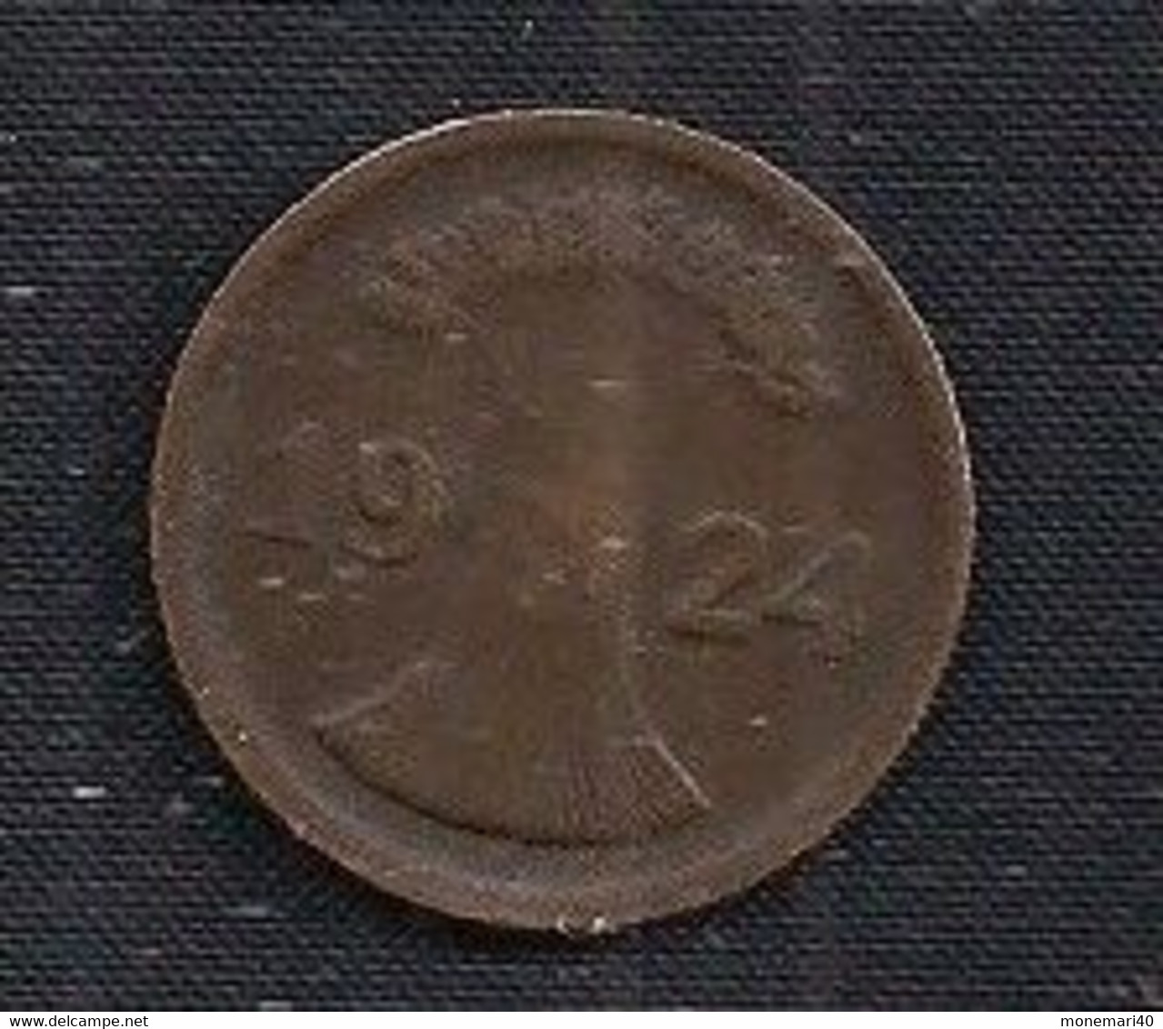 ALLEMAGNE 2 PFENNIGE - 1924 - 2 Renten- & 2 Reichspfennig