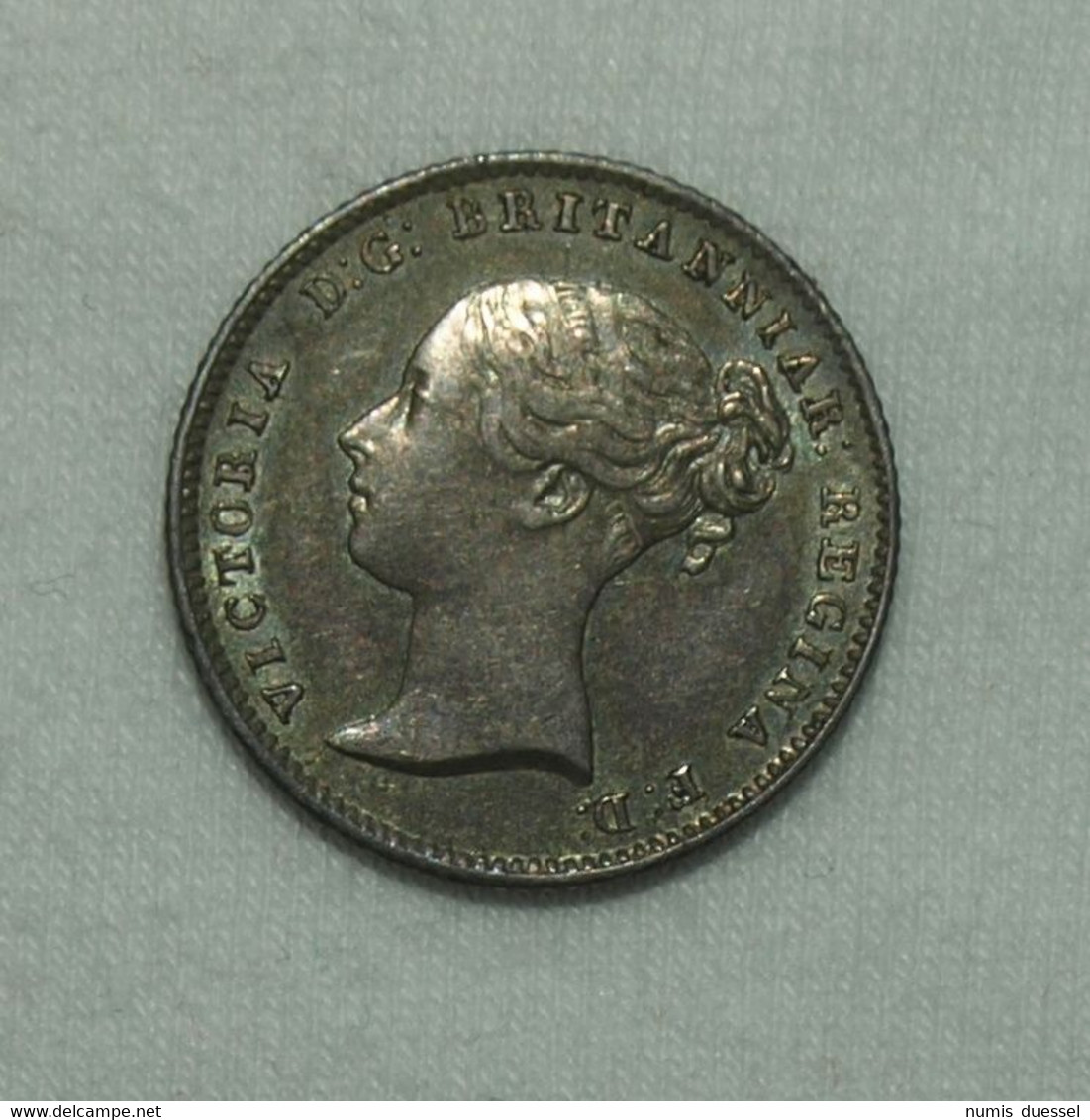 Silber/Silver Großbritannien/Great Britain Victoria Young Head, 1838, 4 Pence UNC - Sonstige & Ohne Zuordnung