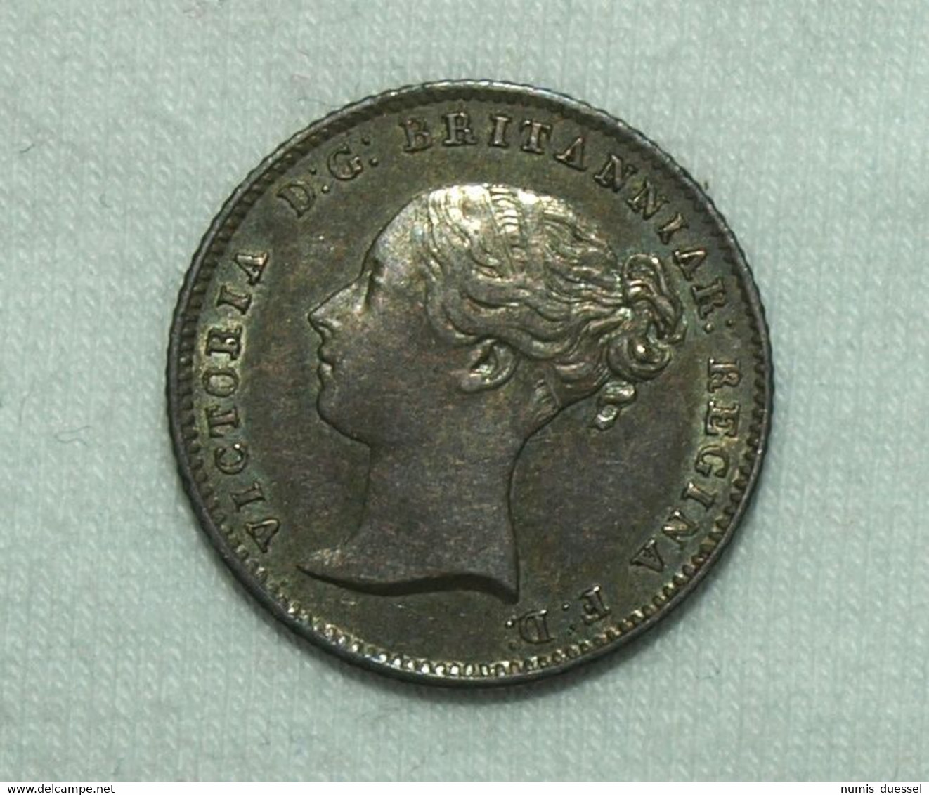 Silber/Silver Großbritannien/Great Britain Victoria Young Head, 1838, 4 Pence UNC - Other & Unclassified