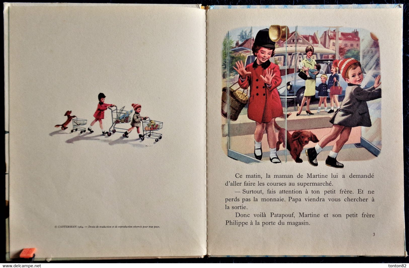 G. Delahaye / M. Marlier - Martine Fait Ses Courses - Collection   " Farandole " - Casterman - ( 1964 ) . - Martine