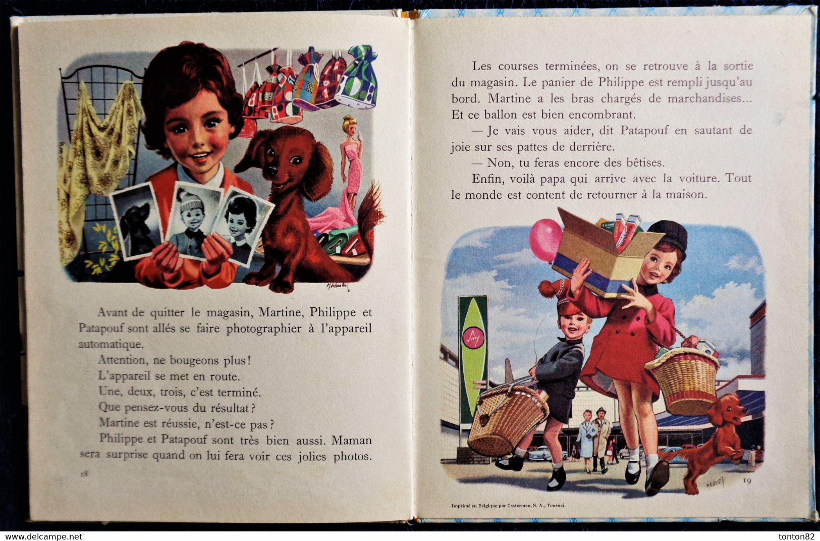 G. Delahaye / M. Marlier - Martine fait ses courses - Collection   " Farandole " - Casterman - ( 1964 ) .