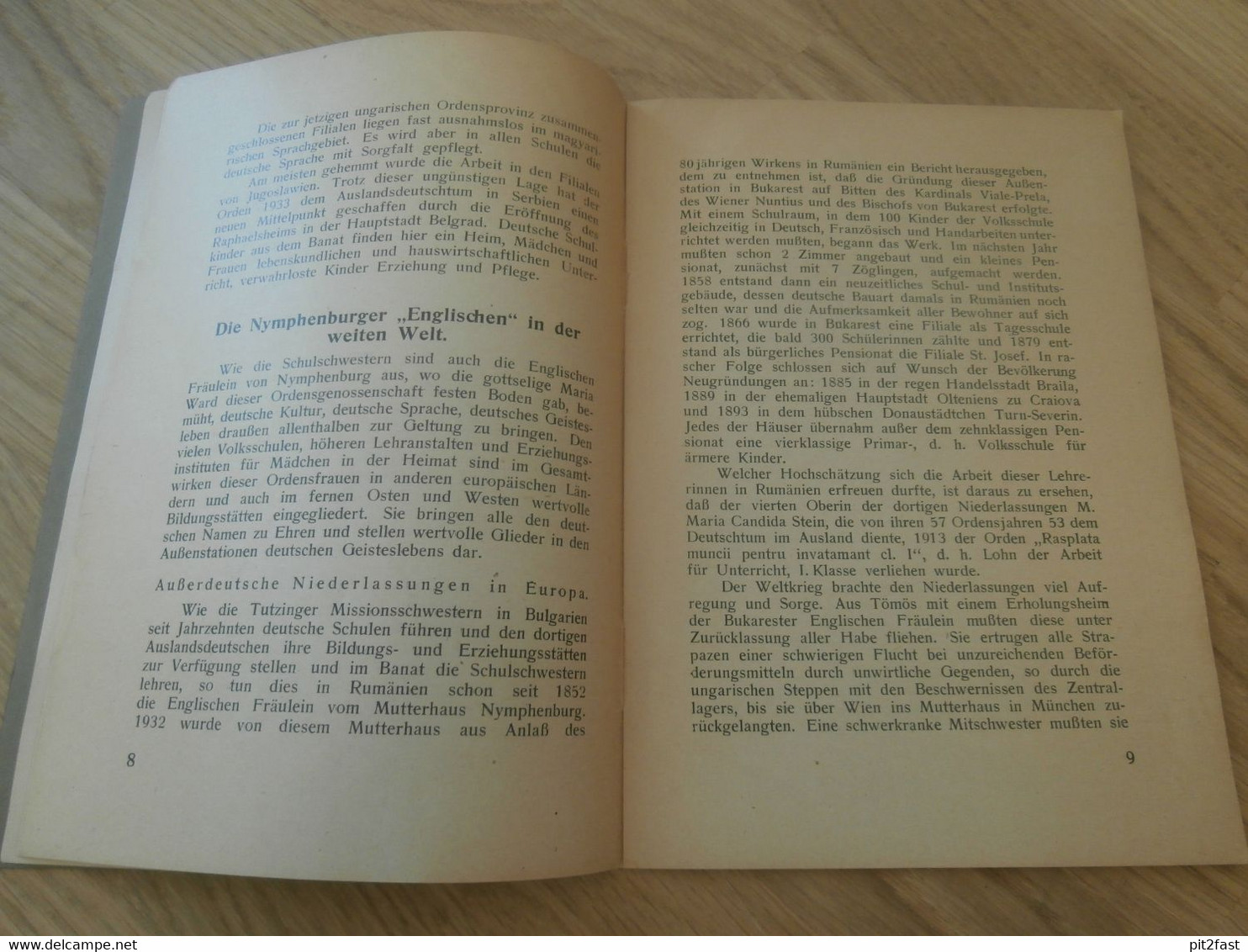 Bayerische Schulorden Im Auslandsdeutschtum 1937 , Diözesan - Priestervereine Bayern , Prieser , Franziskaner , Mission - Raritäten