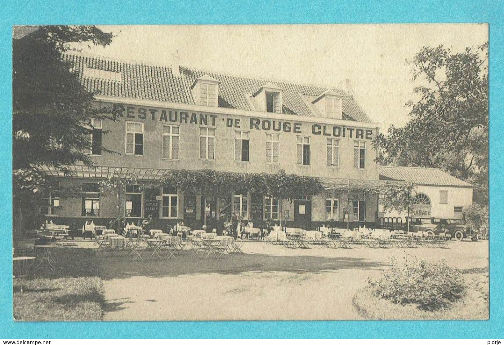 * Oudergem - Auderghem (Brussel - Bruxelles) * (Nels, Ern Thill) Hotel Restaurant Rouge Cloitre, Lefebvre Mignolet, TOP - Oudergem - Auderghem