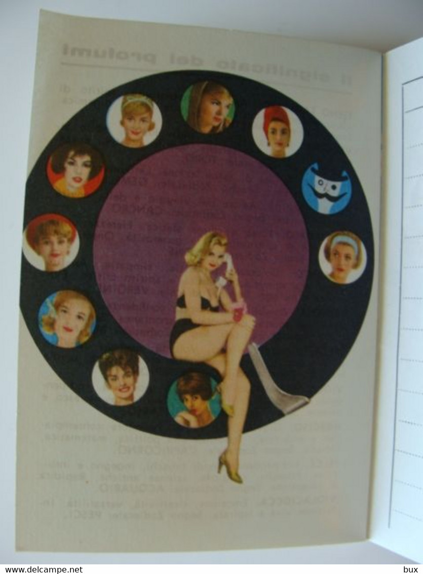 2 VADEMECUM 1964  1965   PIN UP  GIRL  FEMME   ALMANACCO  CALENDARIETTO BARBIERE  SALA DA BARBA     CALENDRIER - Kleinformat : 1901-20