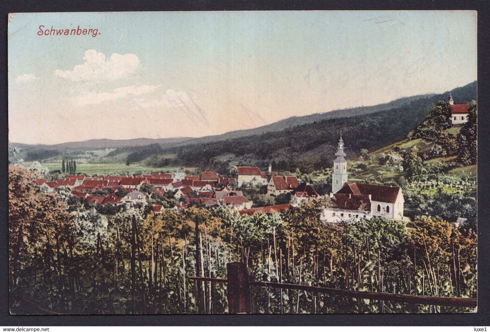 AUSTRIA  ,  Schwanberg ,  OLD  POSTCARD - Deutschlandsberg