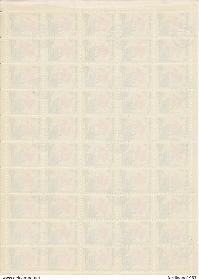SU – 1962 – Mi. 2650-2653 Als Gestempelte Gebrauchte Bogen Satz USED - Full Sheets