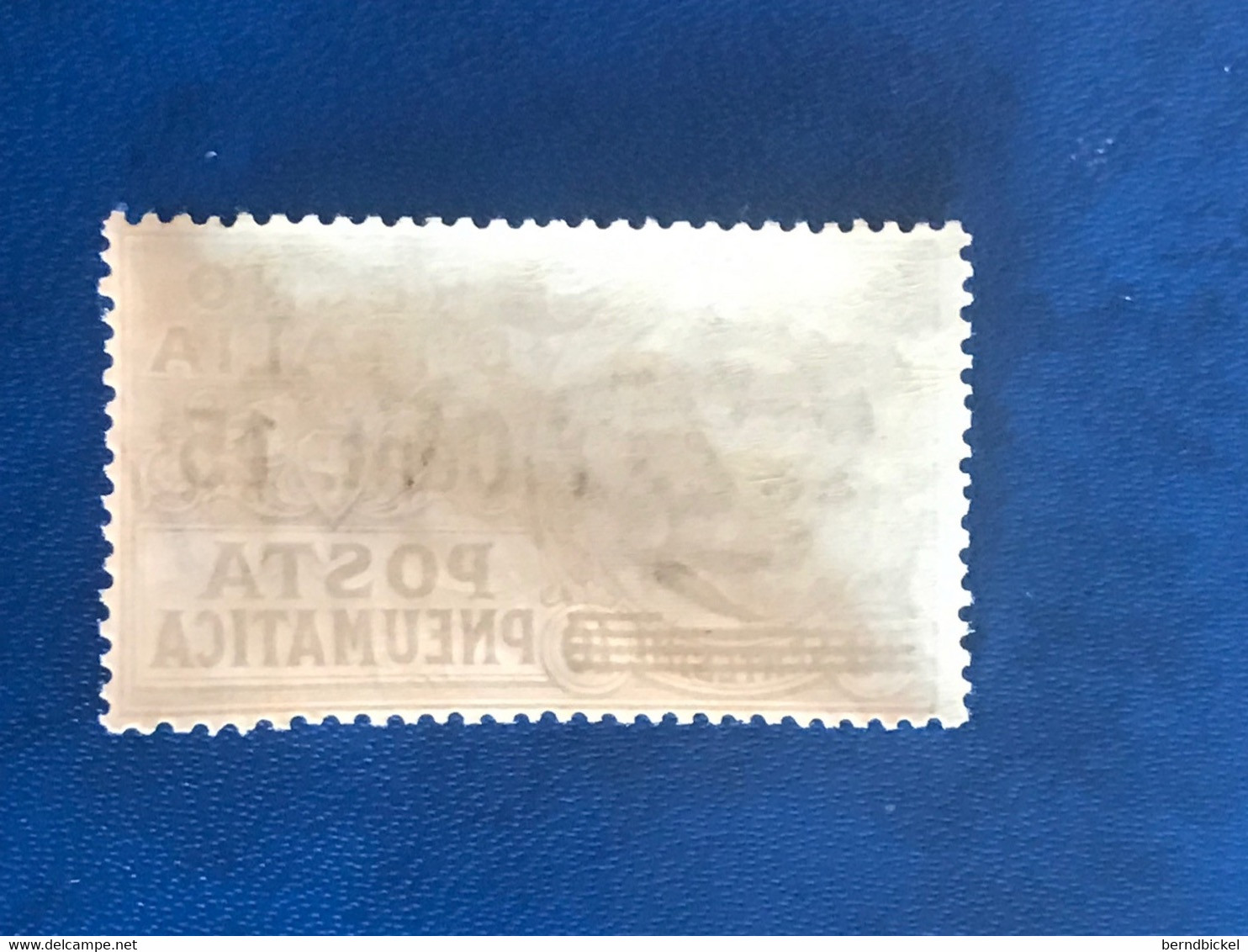 Italien 15 Centesimi Überdruck 10 Centesimi 1924 Postfrisch Posta Pneumatica Michel 173 - Pneumatic Mail