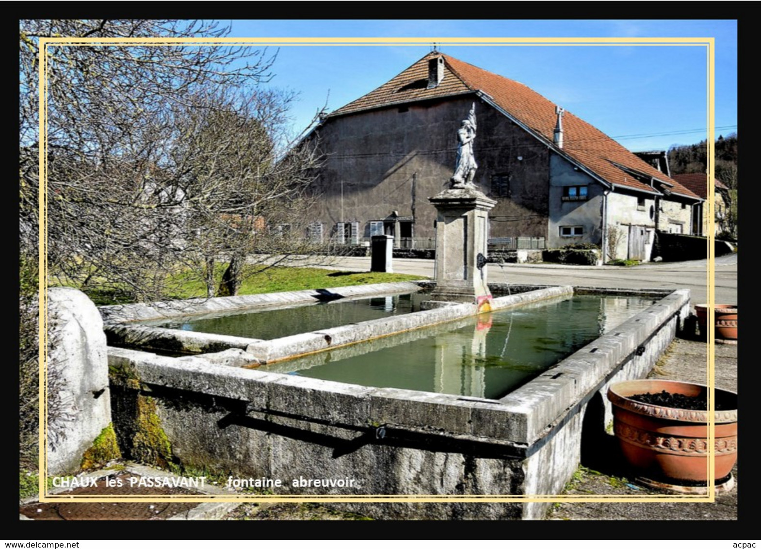 25  CHAUX  Les  PASSAVANT  -  Fontaine    Abreuvoir - Sonstige & Ohne Zuordnung