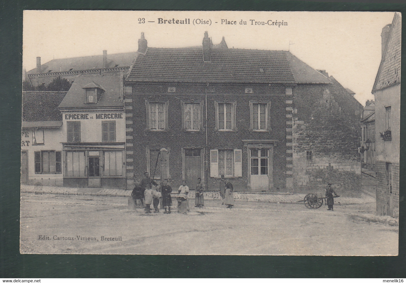 CP - 60 - Breteuil-sur-Noye - Place Du Trou-Crépin - Breteuil