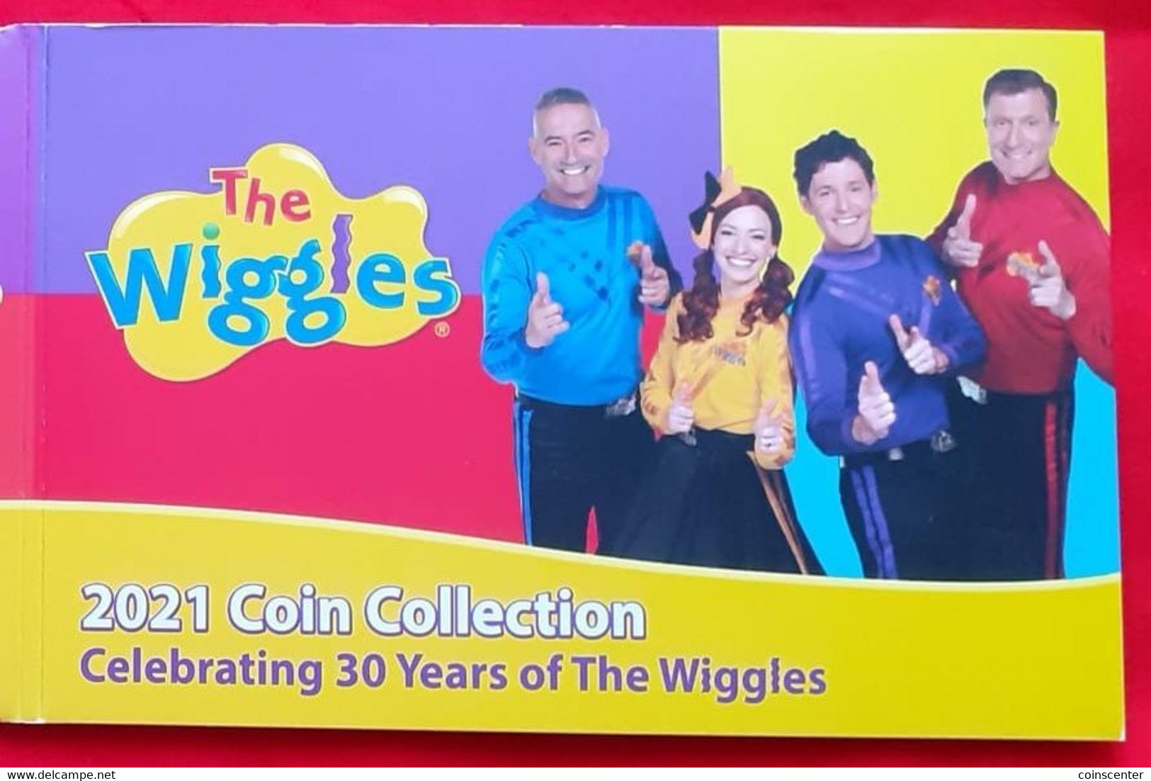 Australia Set Of 6 Coins: 1 - 2 Dollars 2021 "30y Of The Wiggles" In Kit BU - Ohne Zuordnung