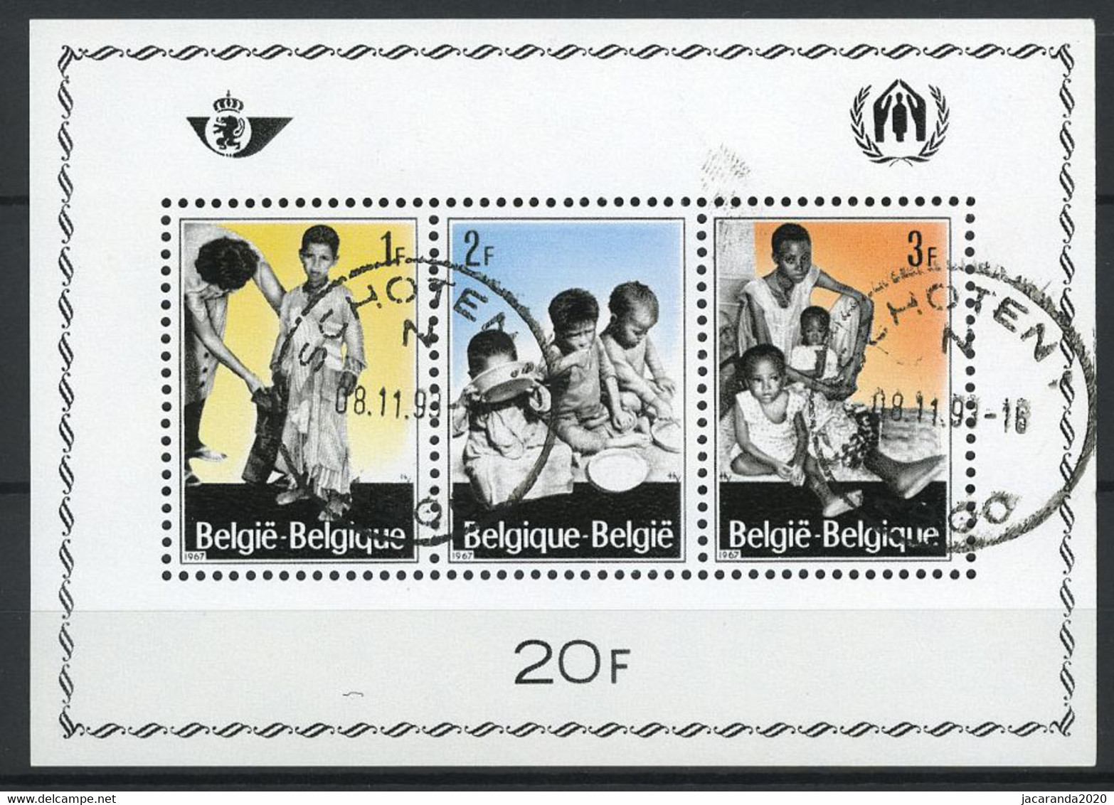 België BL43 - Vluchtelingen II - Gestempeld - Oblitéré - Used - 1961-2001