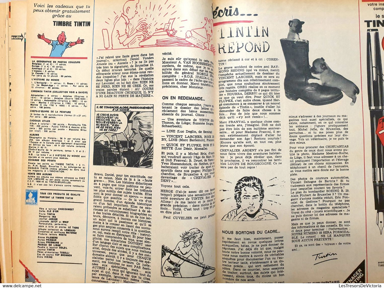 LE JOURNAL DE TINTIN Reliure Amateur 1966 - Tintin