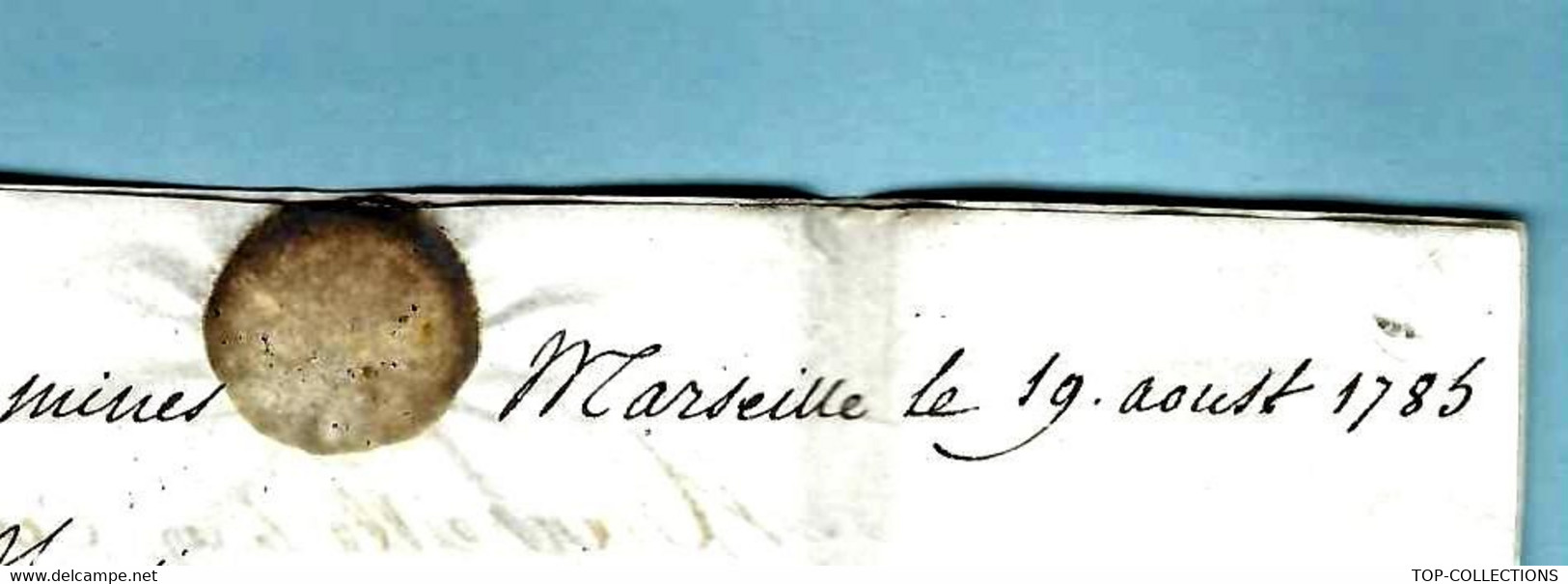 1785 COMMERCE DU LEVANT NEGOCE MARSEILLE COTON ETOFFES  Samatan Frères Pour Reber Ste Marie Aux Mines + COMPTE DE VENTE - ... - 1799