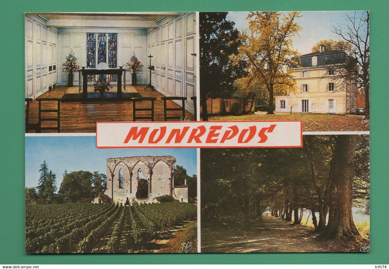 33 Condat Libourne Notre Dame Du Cenacle Monrepos ( Multivues ) N7 - Libourne