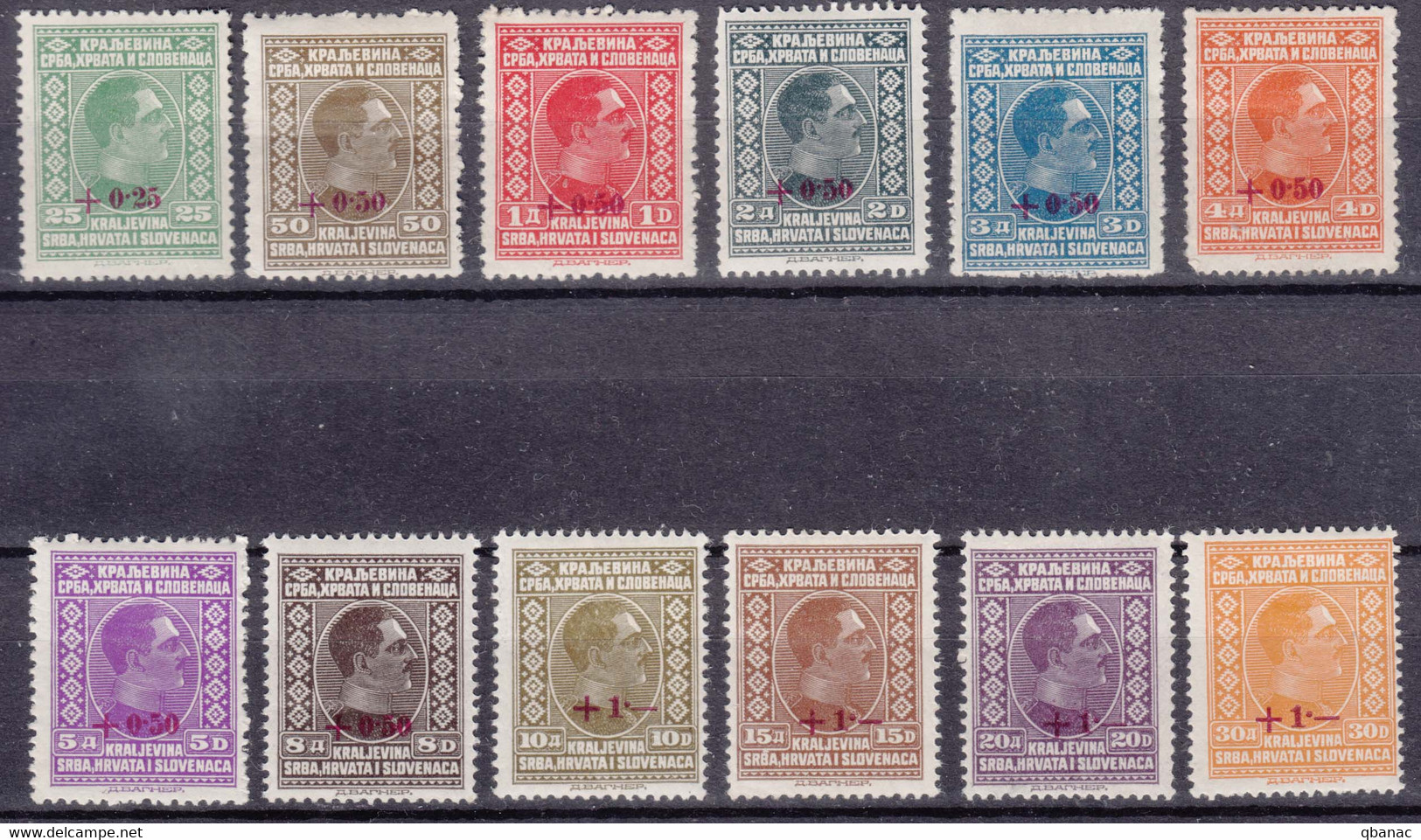 Yugoslavia Kingdom 1926 Mi#200-211 Mint Hinged - Unused Stamps