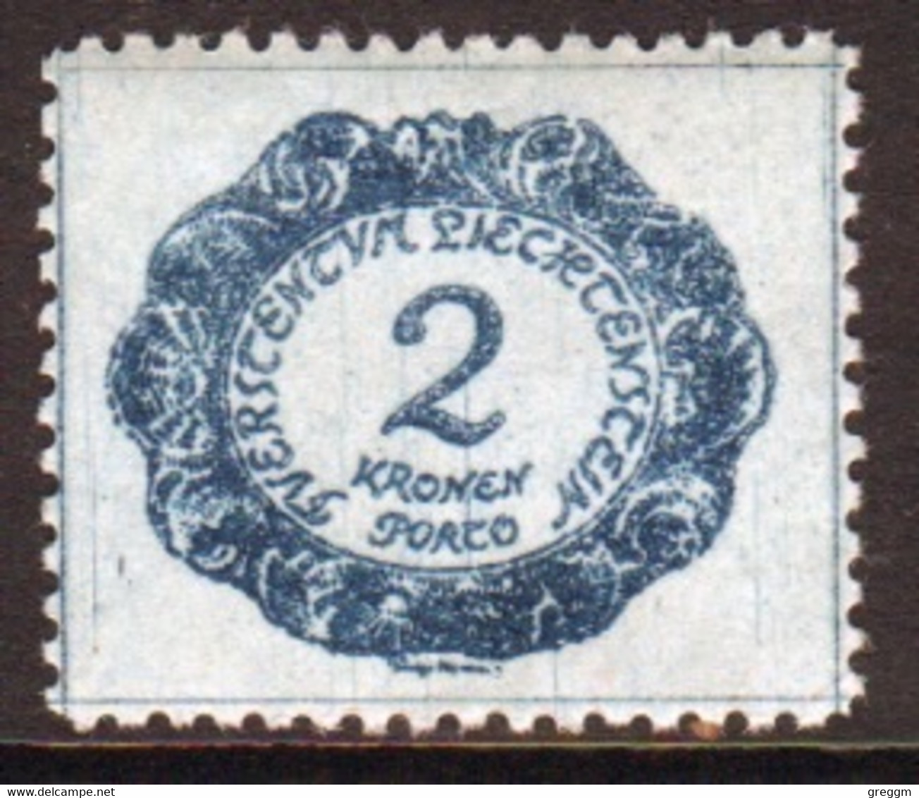 Liechtenstein 1920 Single 2k  Postage Due Stamp In Unmounted Mint Condition. - Taxe