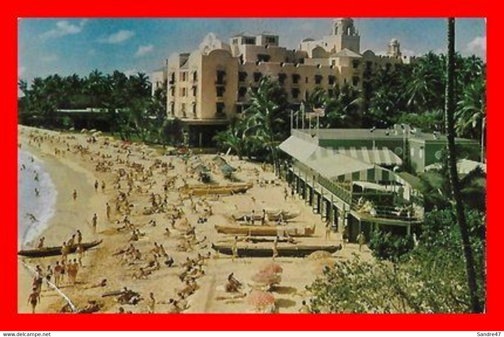 CPSM/pf HONOLULU (Etats-Unis)  WAIKIKI, Surf And Sand Lovers From...O087 - Honolulu