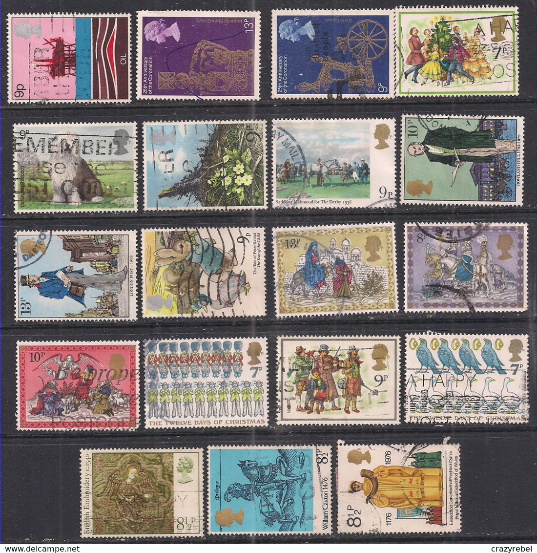 GB 1971 Onwards QE2 Selection Of 42 Stamps X 5p Each ( A518 ) A518a - Collections