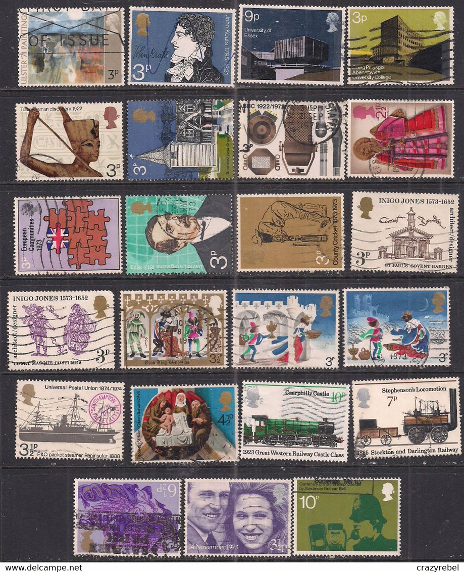 GB 1971 Onwards QE2 Selection Of 42 Stamps X 5p Each ( A518 ) A518a - Collections