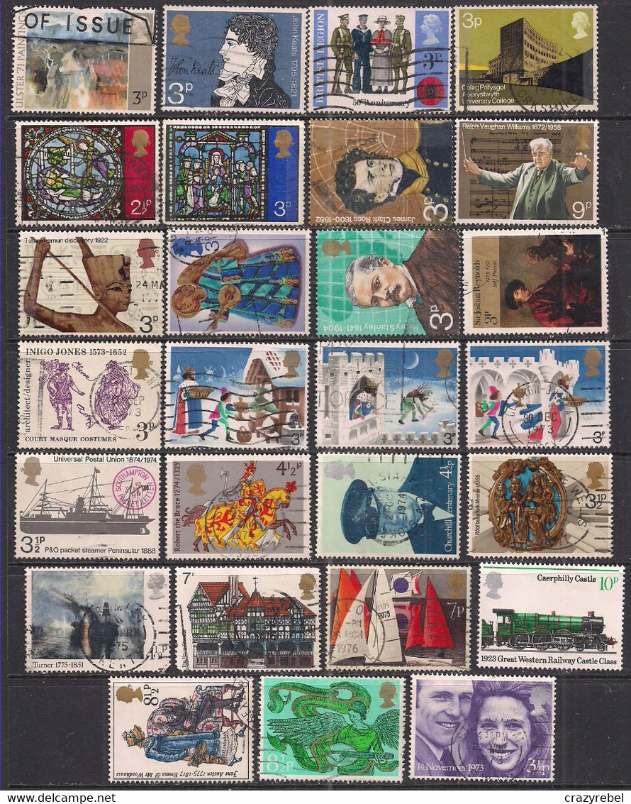 GB 1971 Onwards QE2 Selection Of 46 Stamps X 5p Each ( A511 ) - Collections