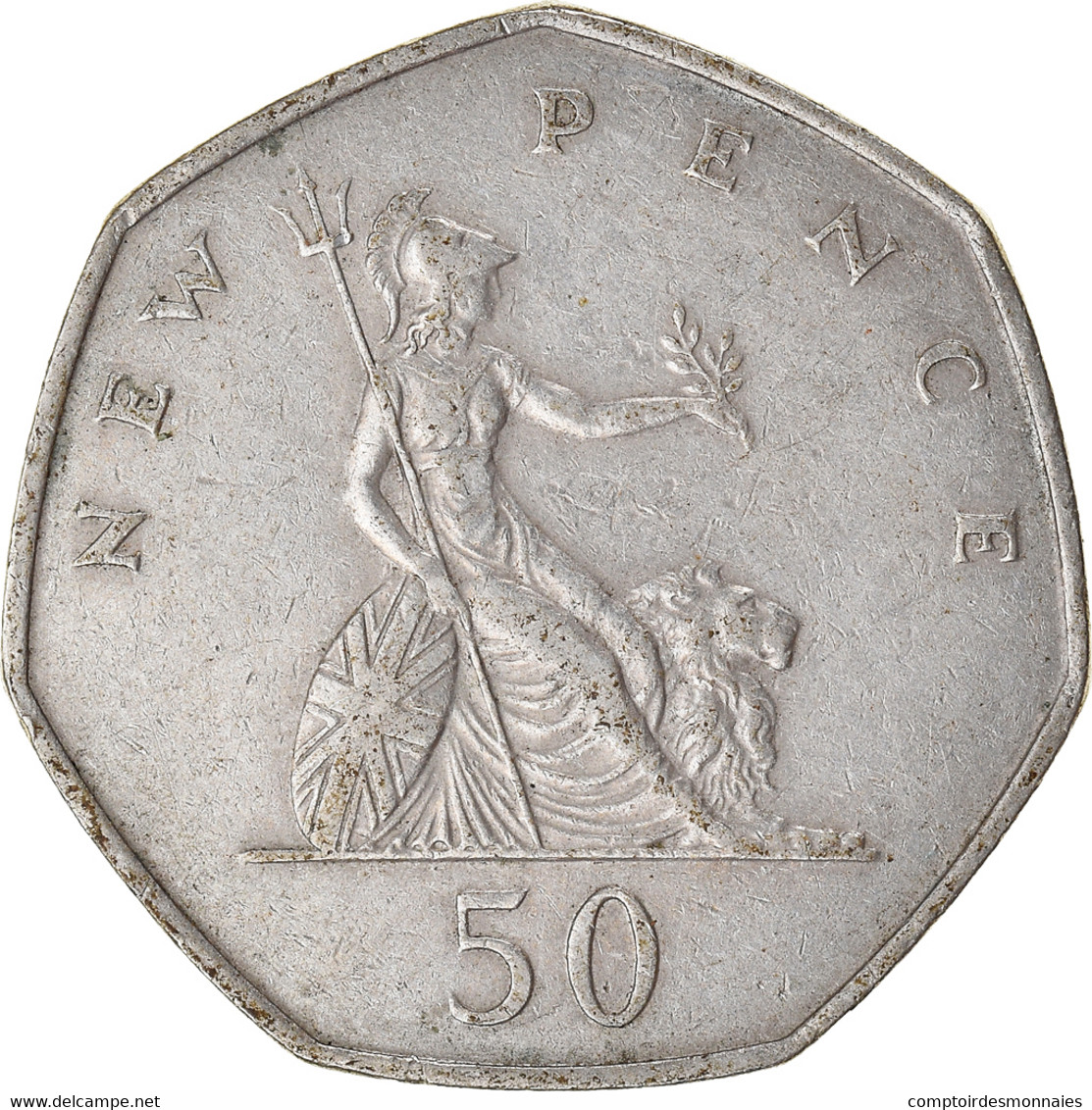 Monnaie, Grande-Bretagne, 50 New Pence, 1969 - 50 Pence