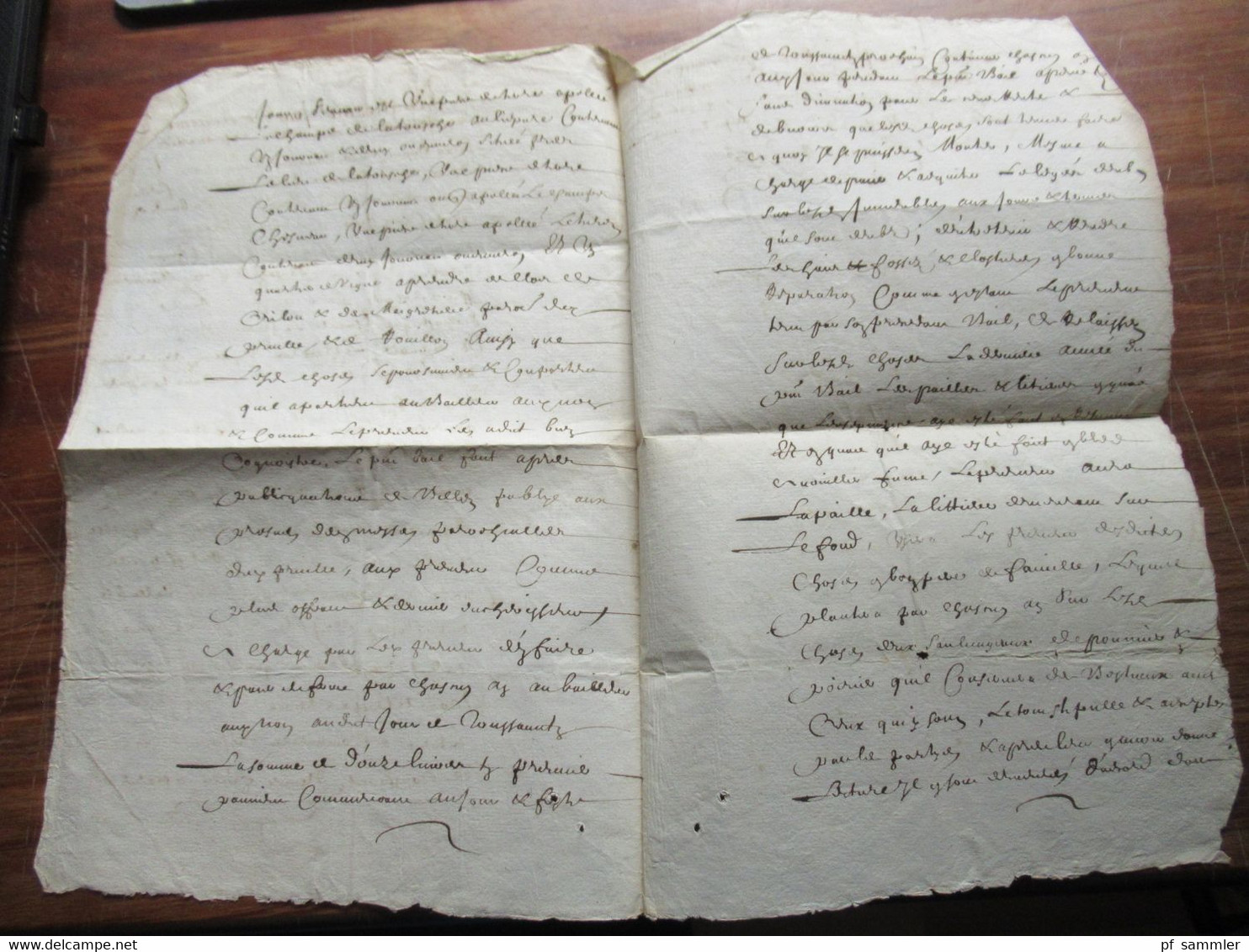 Frankreich Brief / Dokument Um 1670 / 17. Jahrhundert Mit Autograph / Schnörkelunterschrift! - ....-1700: Precursors
