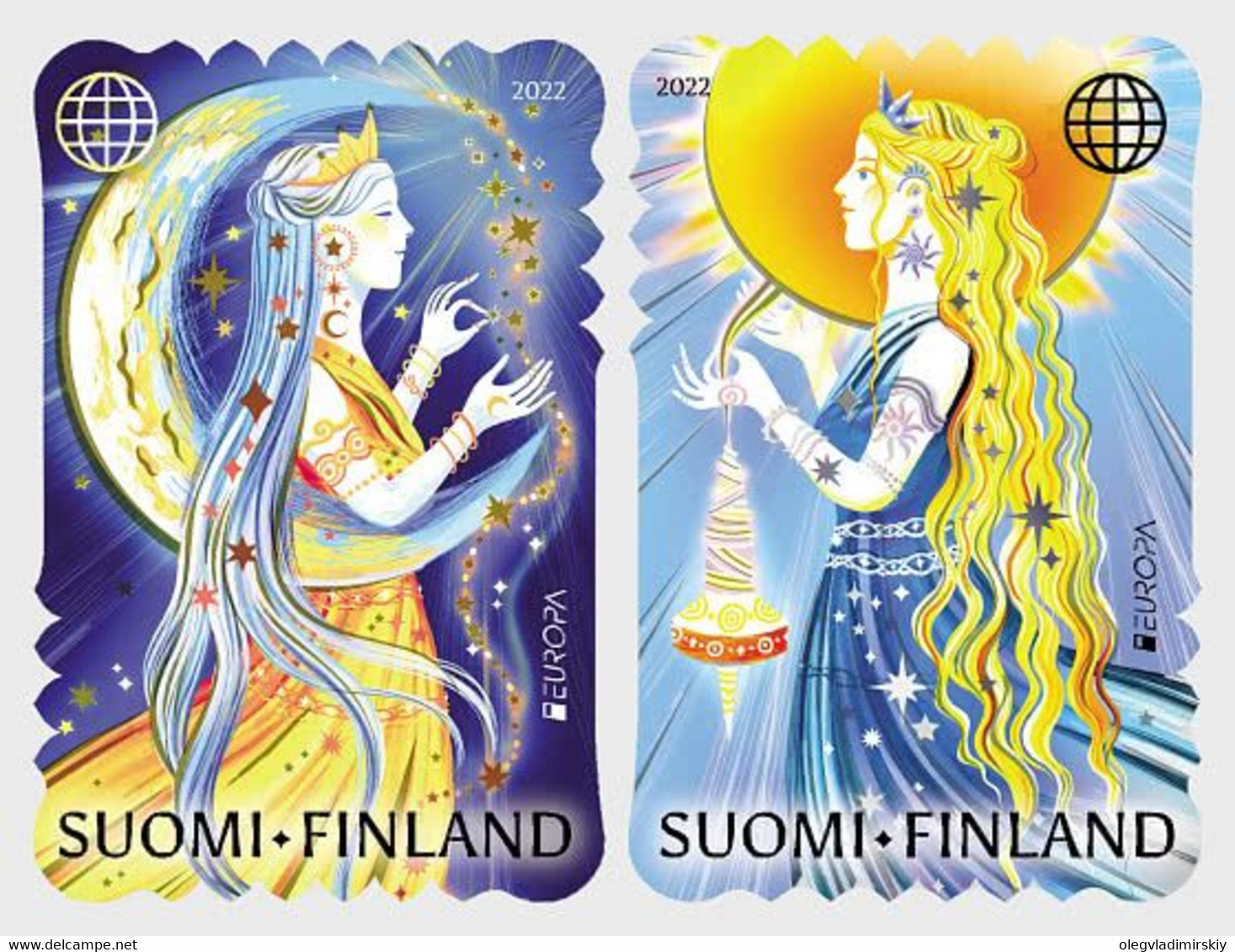 Finland 2022 Posti Europa CEPT Stories And Myths Set Of 2 Stamps Mint - Nuovi